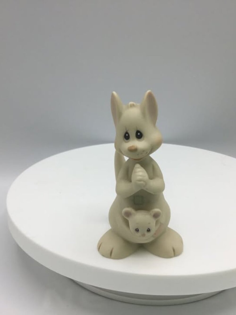“Hello World” Mommy Kangaroo and her Baby Kangaroo Signed Samuel J Butcher.